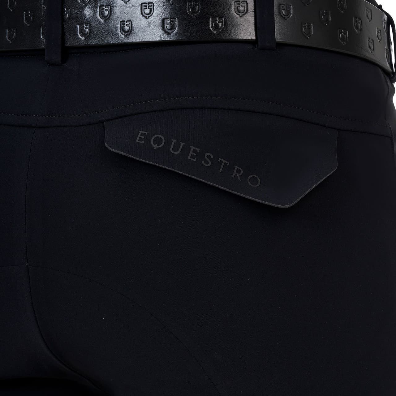 Pantalone slim fit uomo Equestro Ridertechnology cuciture termosaldate, vista 6