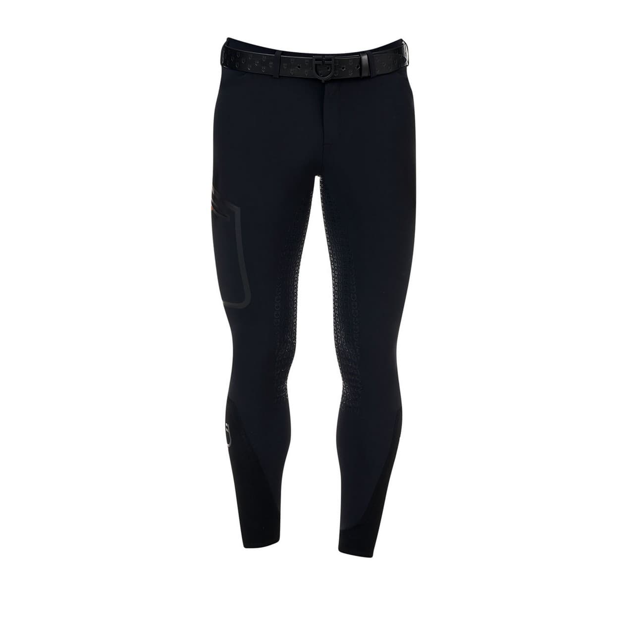 Pantalone slim fit uomo Equestro Ridertechnology full grip, vista 1