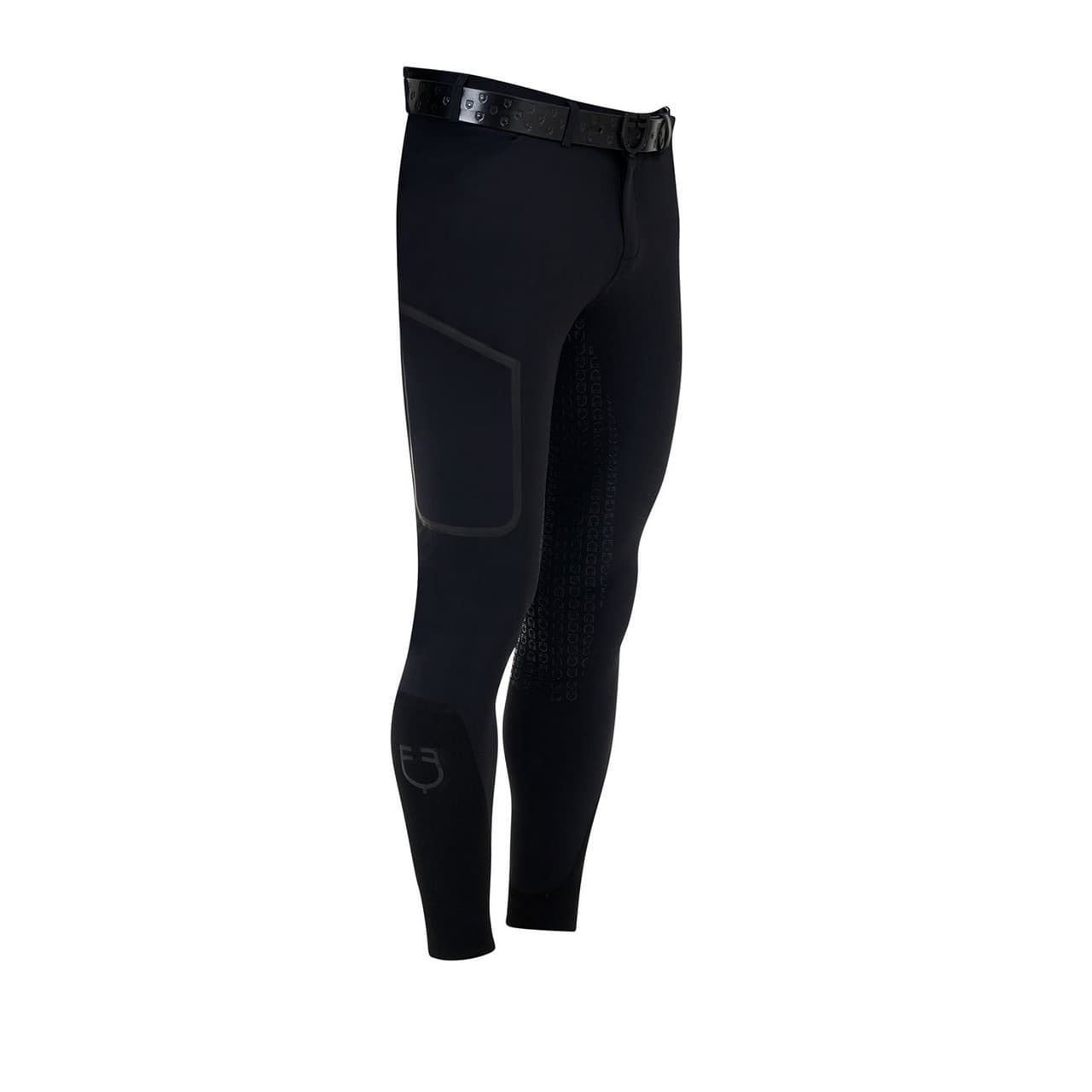 Pantalone slim fit uomo Equestro Ridertechnology full grip, vista 2