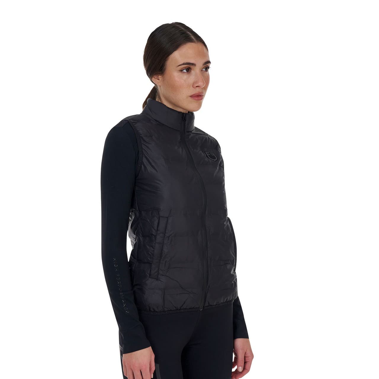 Smanicato donna Equestro Ridertechnology cuciture termosaldate, vista 4