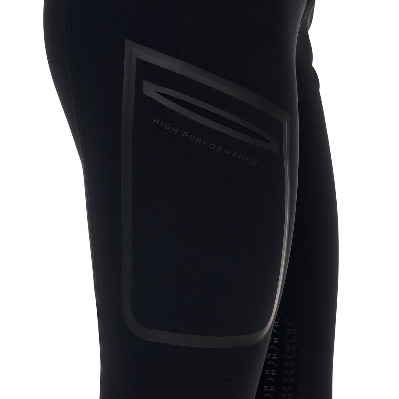 Pantalone slim fit donna vita alta Equestro Ridertechnology cuciture termosaldate, vista 6