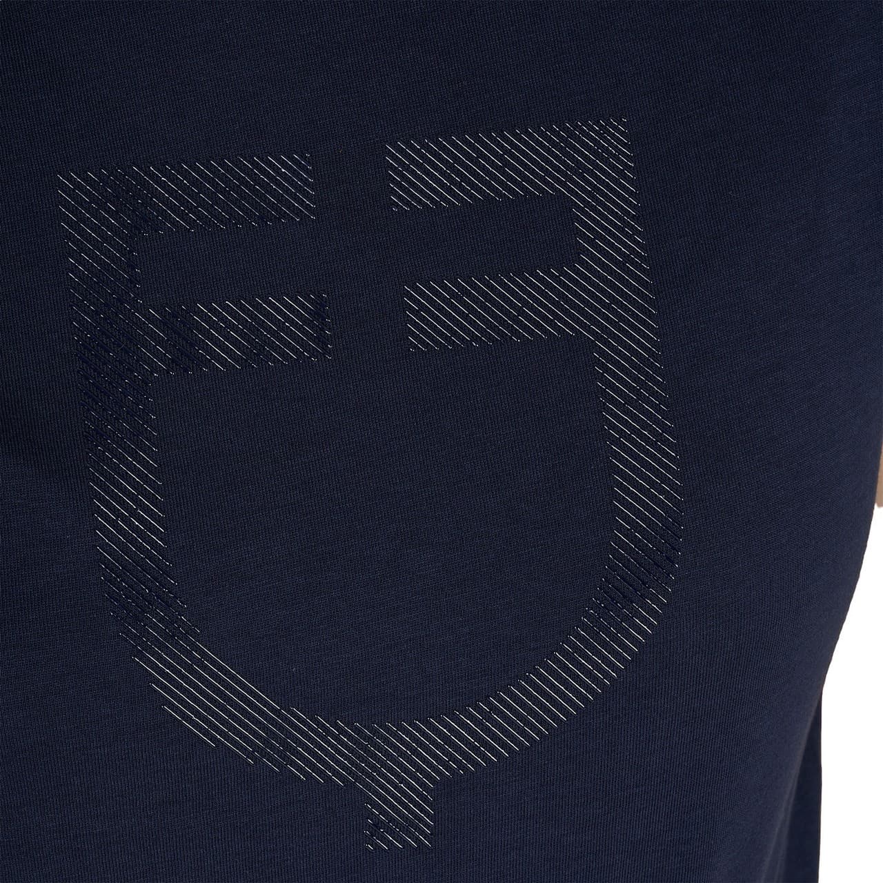 T-shirt basic donna con logo glossy tono su tono, vista 4