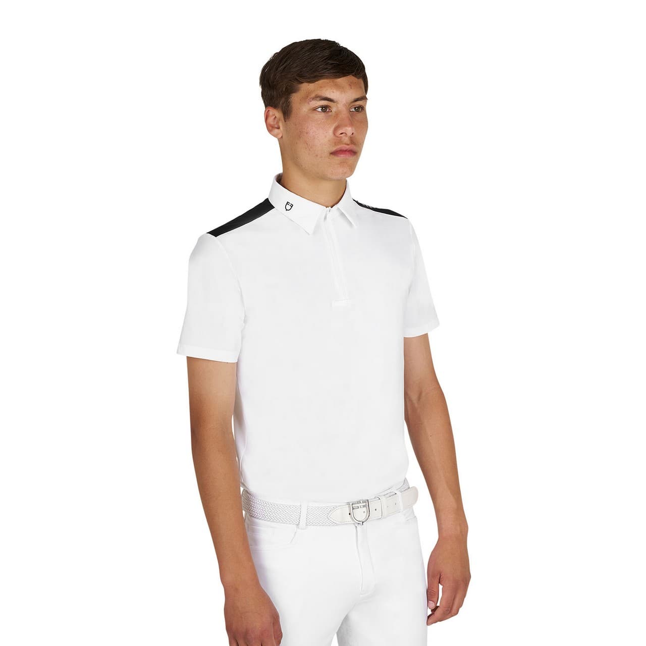 Polo uomo concorso slim fit mezza manica, vista 1