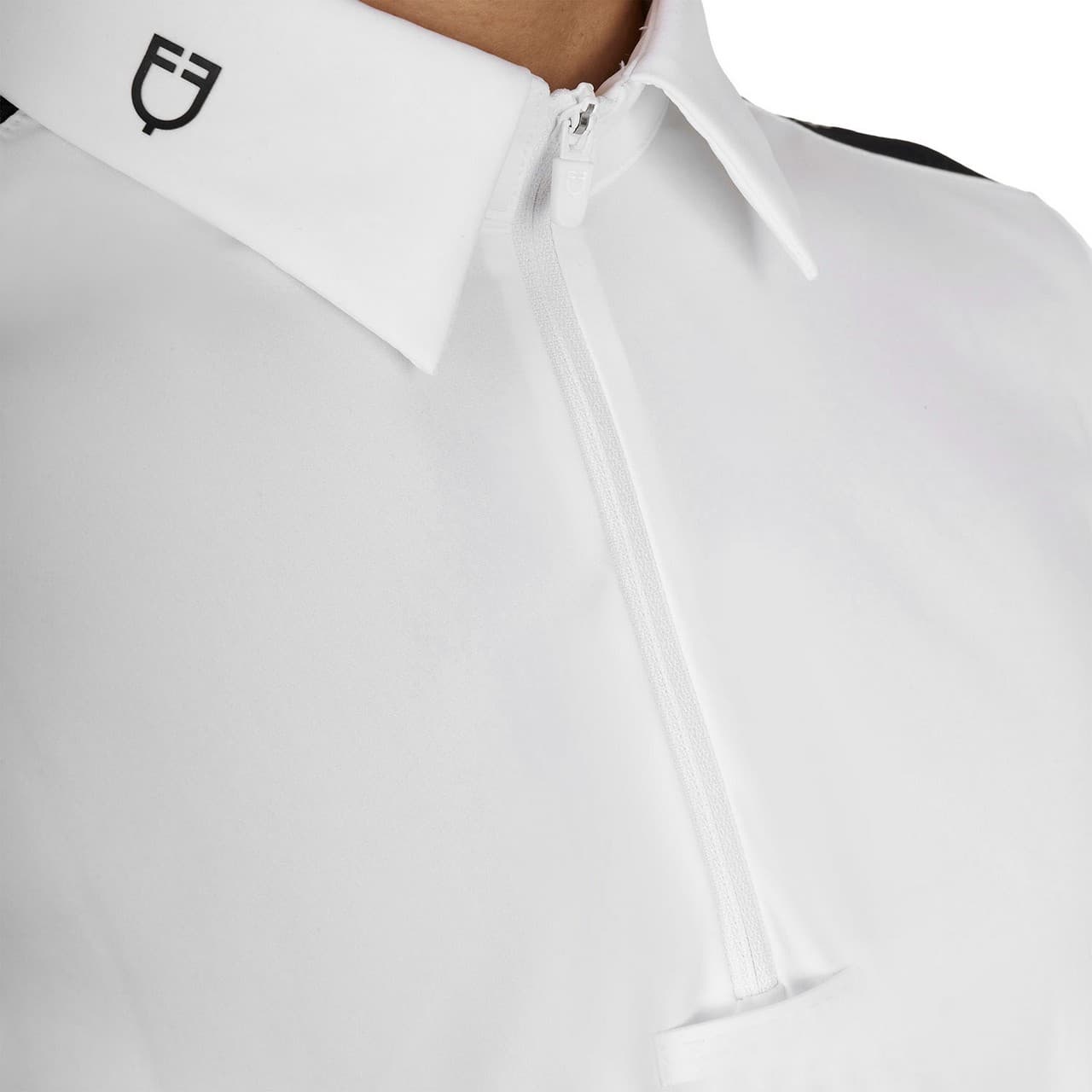 Polo uomo concorso slim fit mezza manica, vista 3