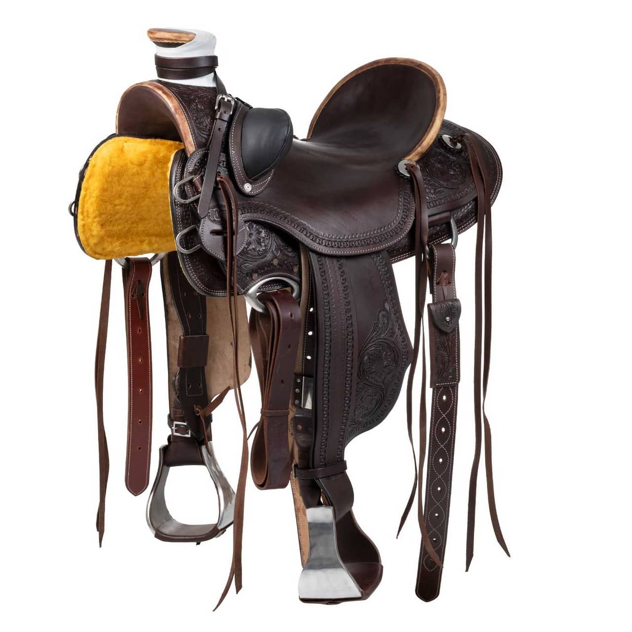 Sella western Wade Ranch flower tooling