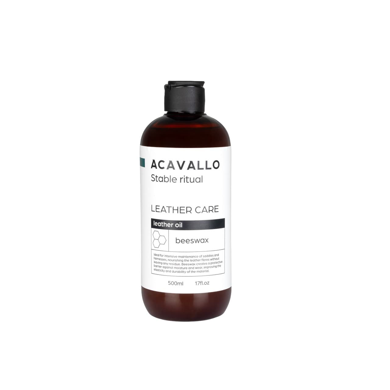 Olio cuoio alla cera d’api 500ml, vista 1