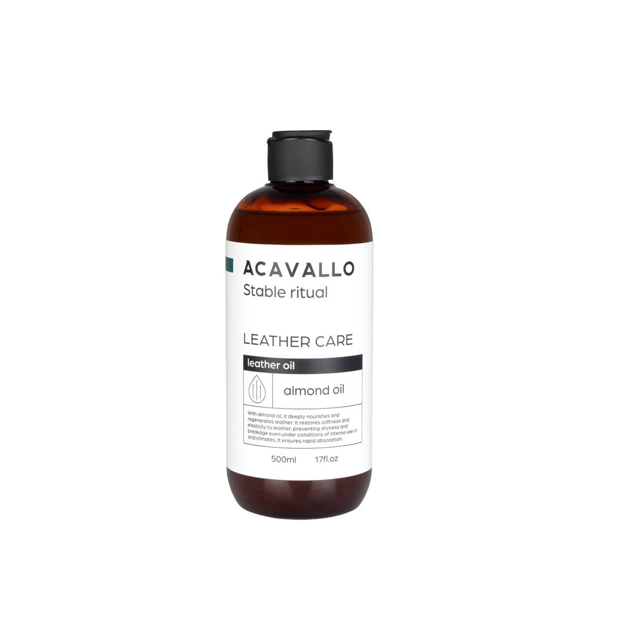 Olio cuoio alla mandorla 500ml (glicerina), vista 1