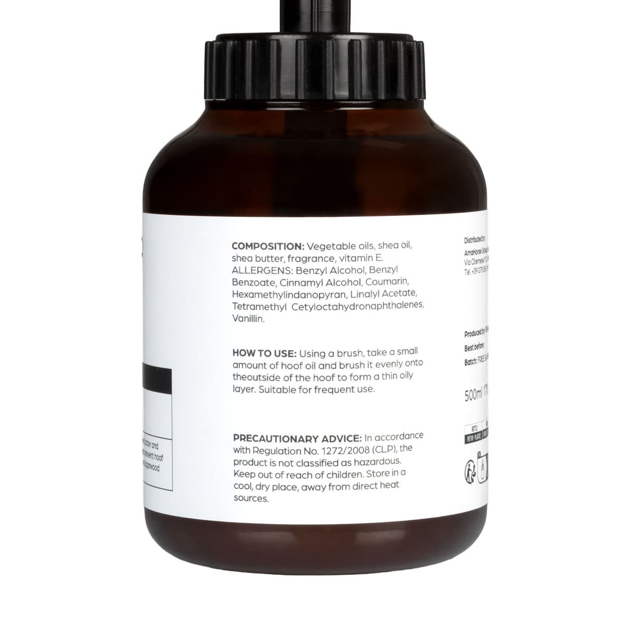 Olio per zoccoli al karité 500ml, vista 3
