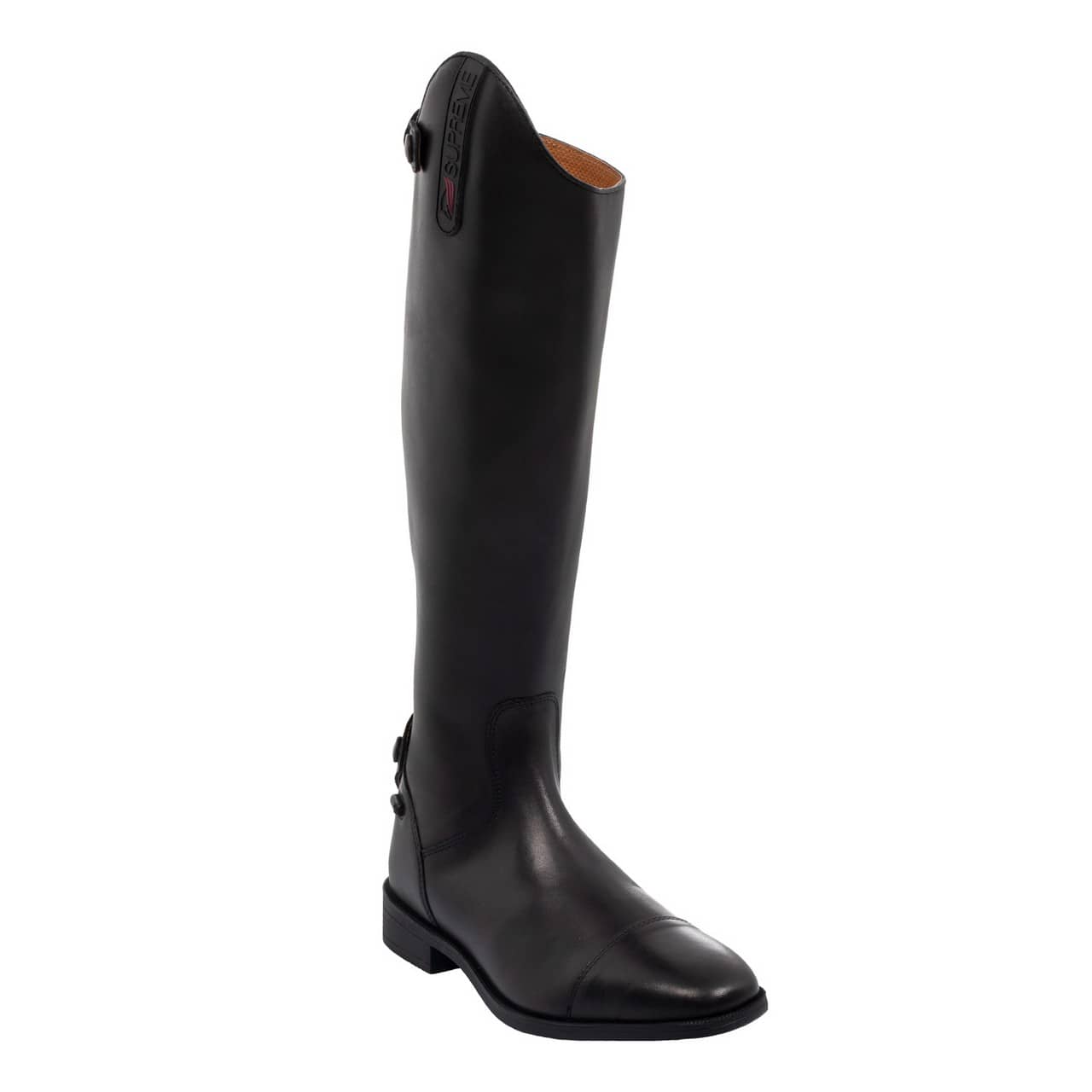 Stivali unisex in morbida pelle con zip posteriore