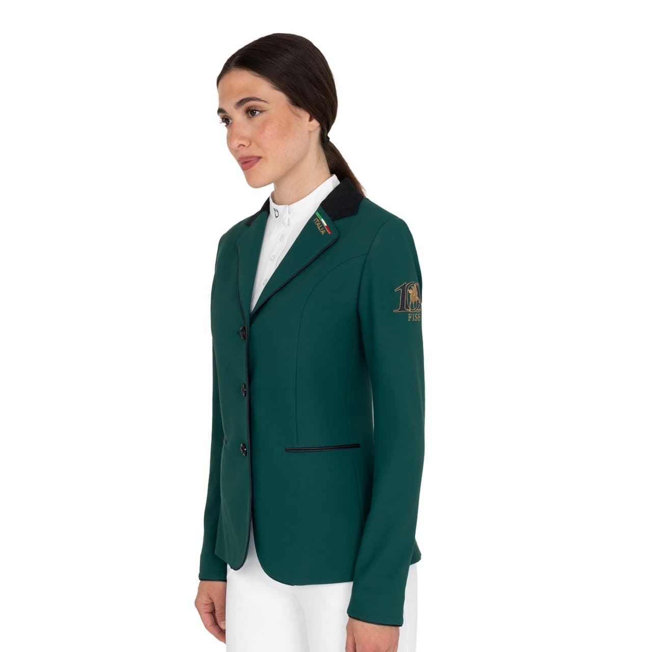 Giacca donna concorso tre bottoni Equestro X FISE CENTENARIO, vista 3