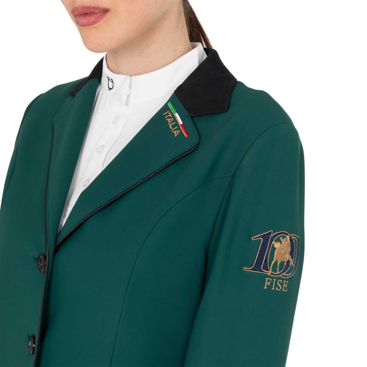 Giacca donna concorso tre bottoni Equestro X FISE CENTENARIO, vista 4