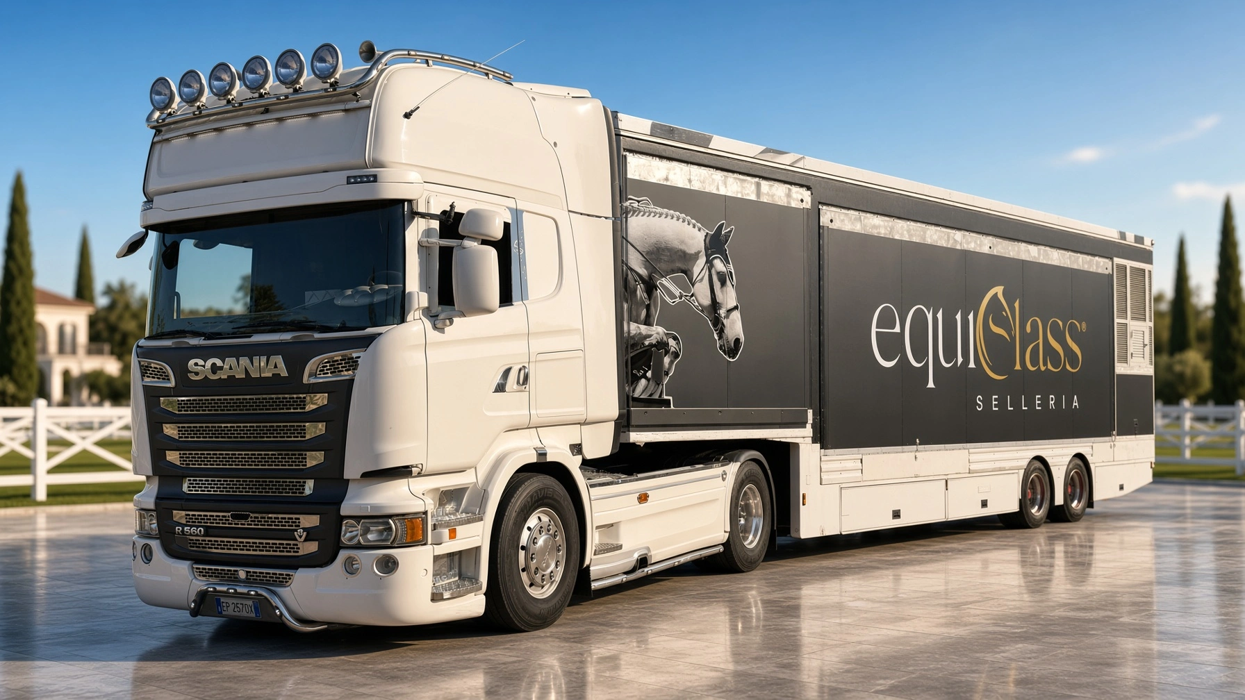 Camion EquiClass Selleria alle gare equestri