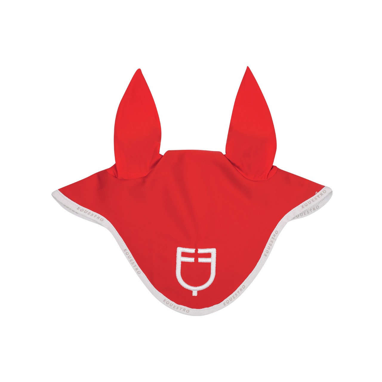 POPPY RED (17-1664)/WHITE